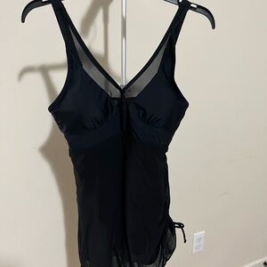 HALARA Black Mesh Swimsuit